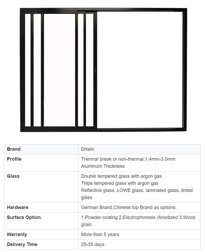 Factory Customize Villa Entrance Aluminium Tempered Glass French Sliding Doors
