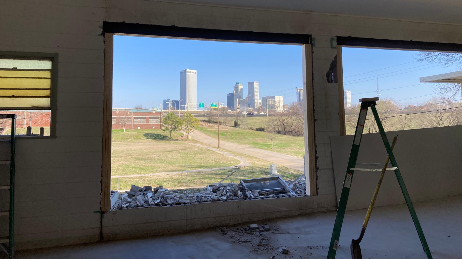 Transforming an Oklahoma Property with 10x8ft Black Aluminum Folding Doors