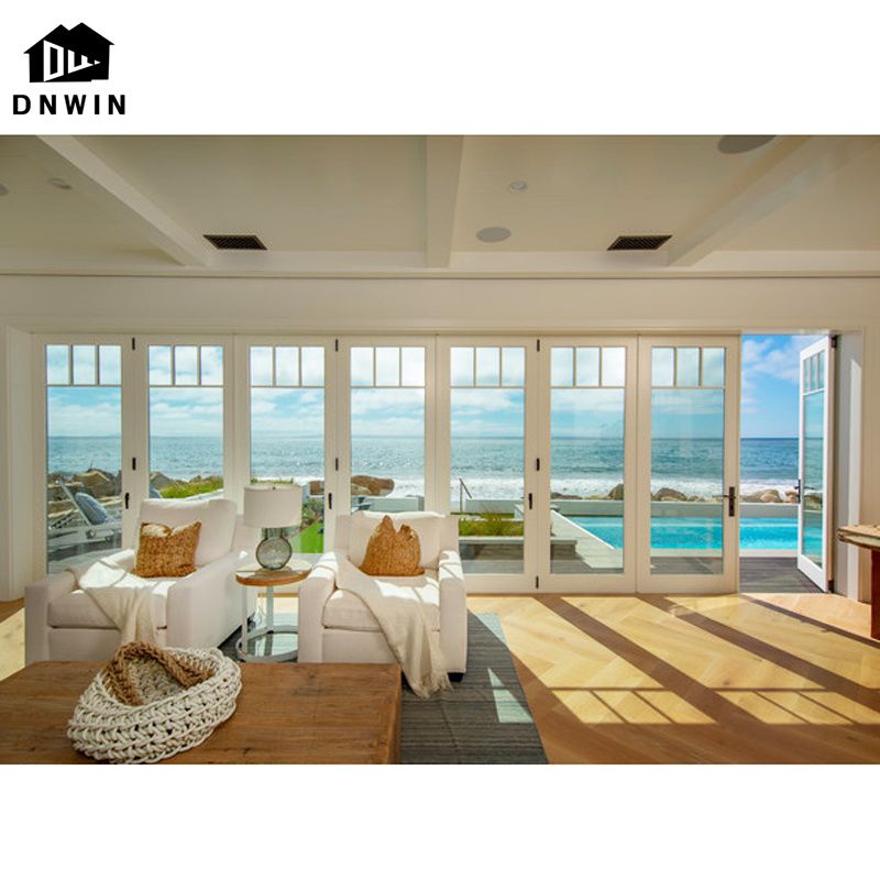 aluminium exterior folding glass door