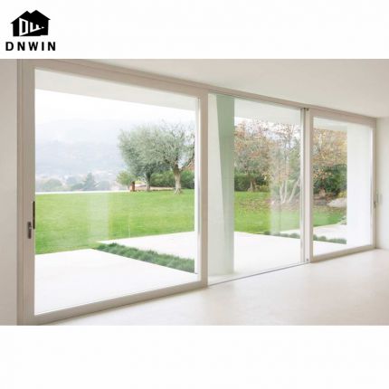 Modern Style Villa Aluminium Triple Glass Water Proof Sliding Door for Patio