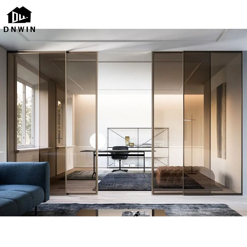 Modern Style Residence Patio Aluminium Double Glass Casement Sliding Doors and Windows