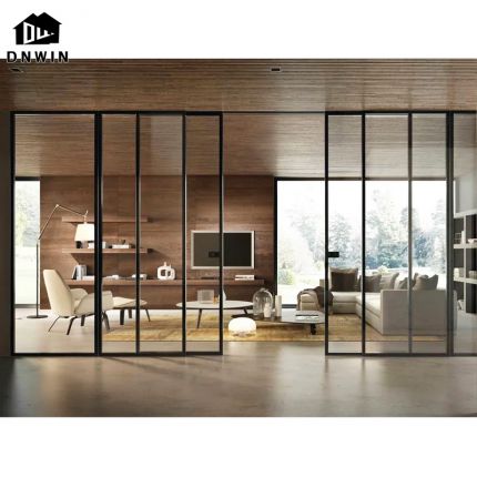 Modern Style Residence Patio Aluminium Double Glass Casement Sliding Doors and Windows