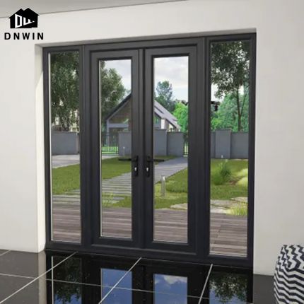 New Design Custom High Quality Villa Patio Aluminium Double Casement Door