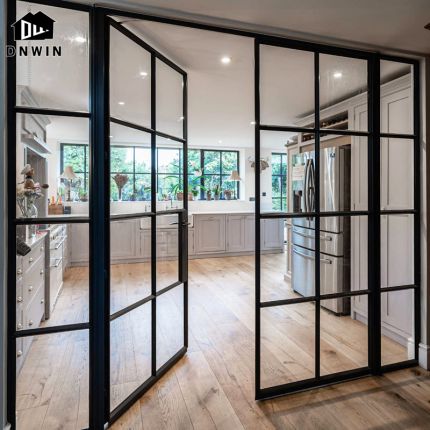 New Design Custom High Quality Villa Patio Aluminium Double Casement Door