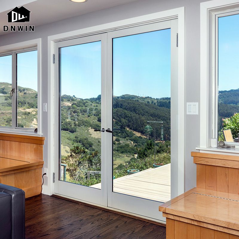 Apartment House Modern Design Living Room Interior Double Glazed Aluminum Casement Door
