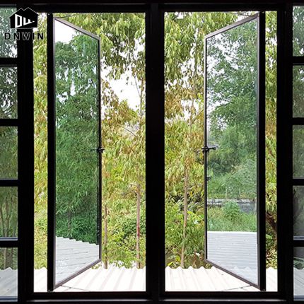 High Quality Building Aluminium Soundproof Tempered Glass Casement Window
