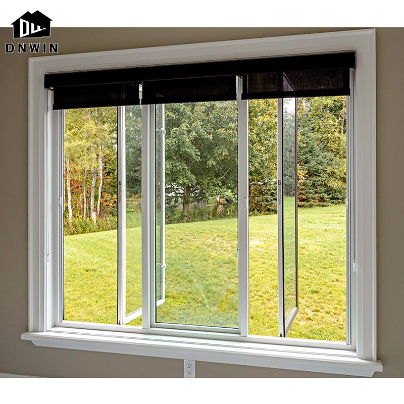 High Quality Building Aluminium Soundproof Tempered Glass Casement Window