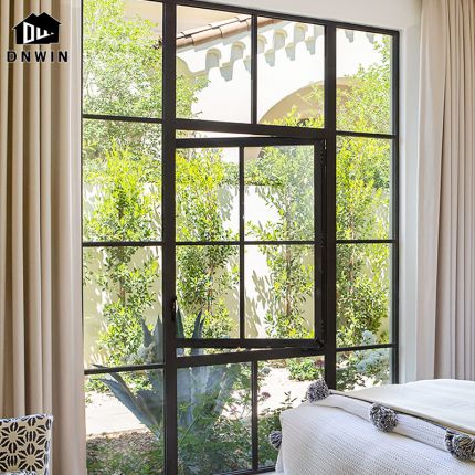 High Quality Building Aluminium Soundproof Tempered Glass Casement Window