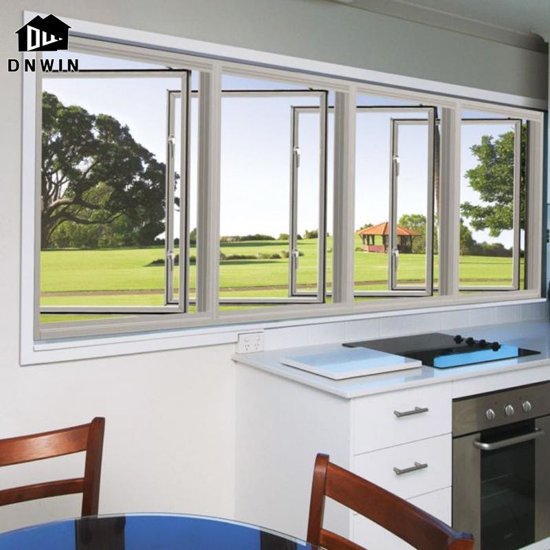 Factory Customized Houses Aluminium Double Glass Casement Window