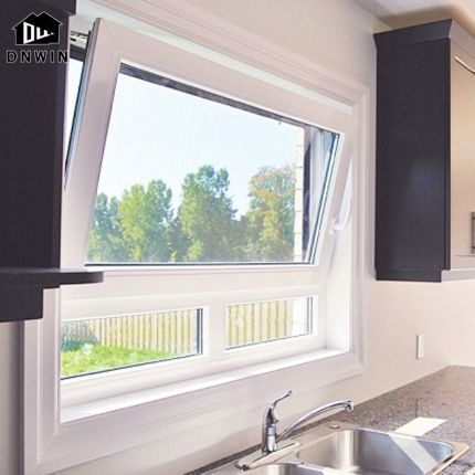Modern Style Simple Design Aluminium Triple Glazing Glass Narrow Frame Tilt and Turn Windows