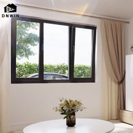Modern Style Simple Design Aluminium Triple Glazing Glass Narrow Frame Tilt and Turn Windows