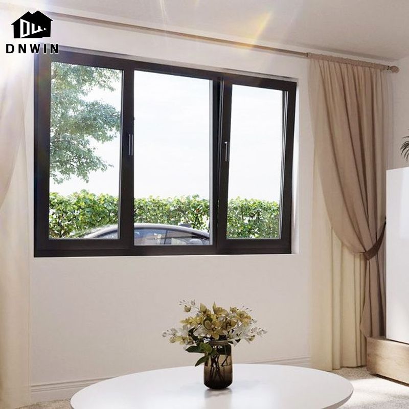 Modern Style Simple Design Aluminium Triple Glazing Glass Narrow Frame Tilt and Turn Windows