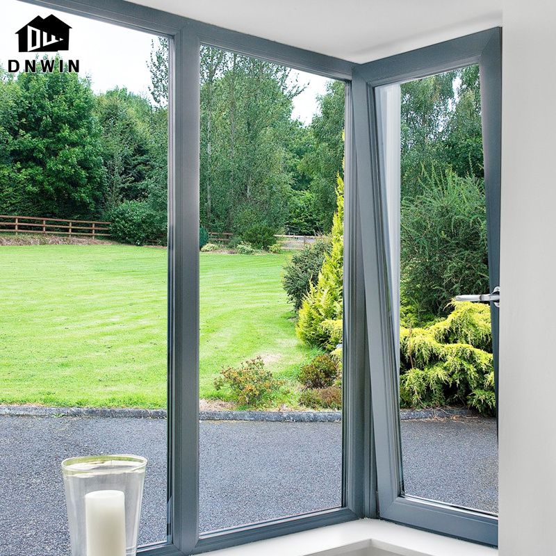 Custom High Quality Modern Style Aluminum Low-e Glass Tilt and Turn Window