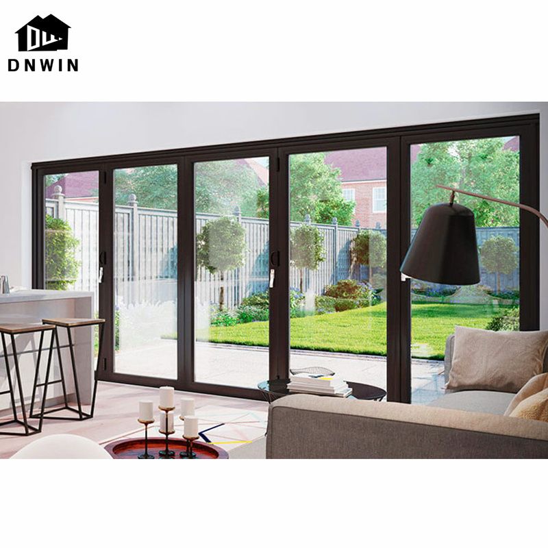 Glass bifold patio door