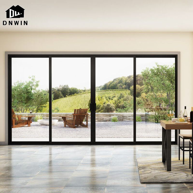Aluminium frame door