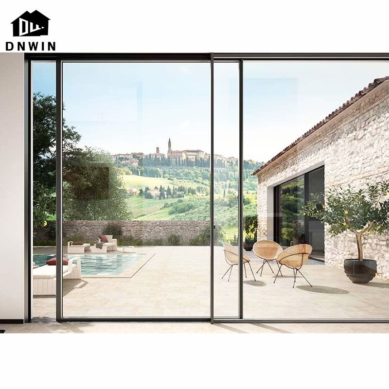 tempered Glass sliding door