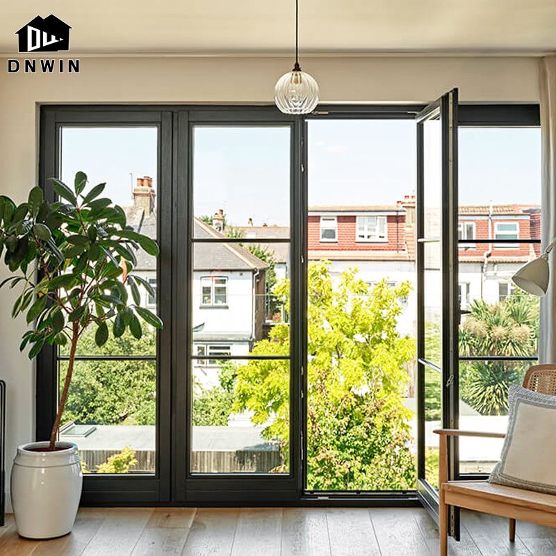 entry glass casement door