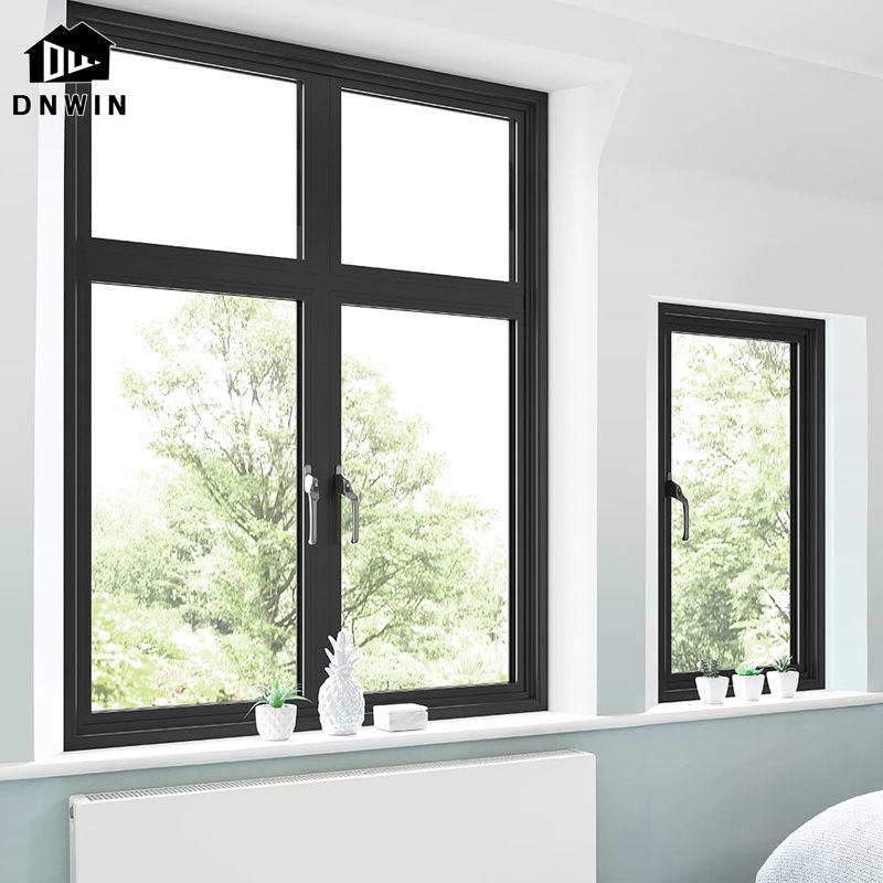 Exterior aluminum glass window