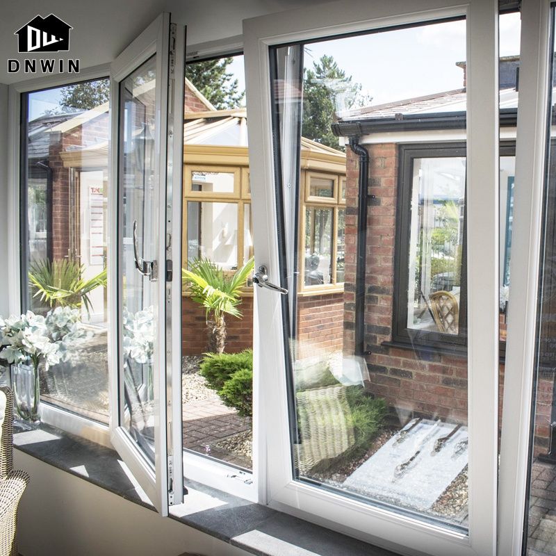 glass Aluminum tilt turn window