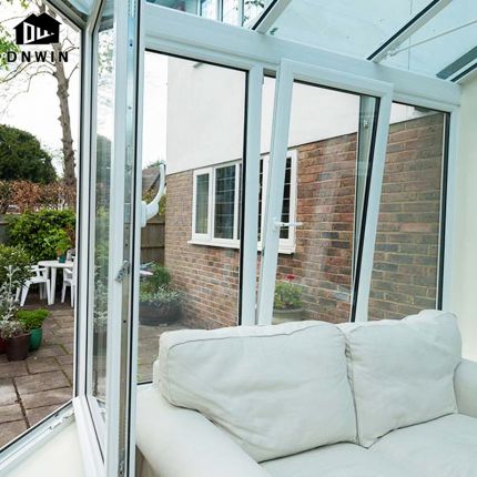 Double window Aluminum tilt turn window