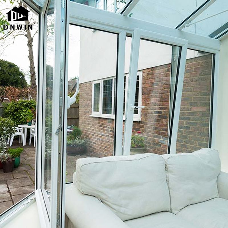 Double window Aluminum tilt turn window