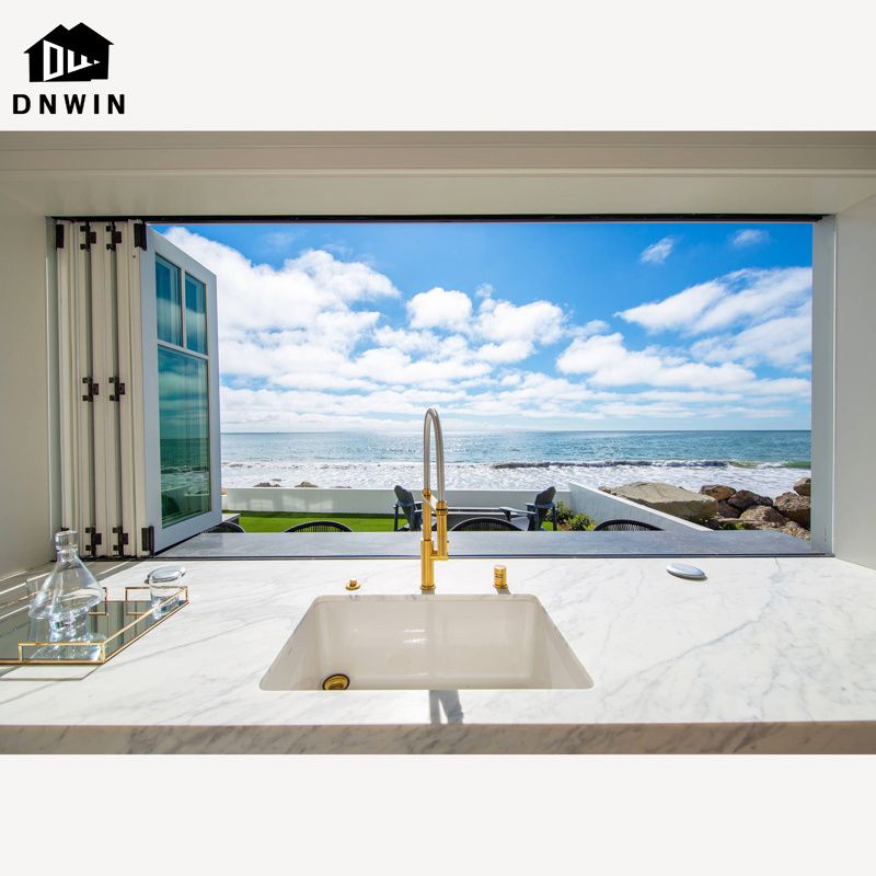 aluminum frame Folding windows