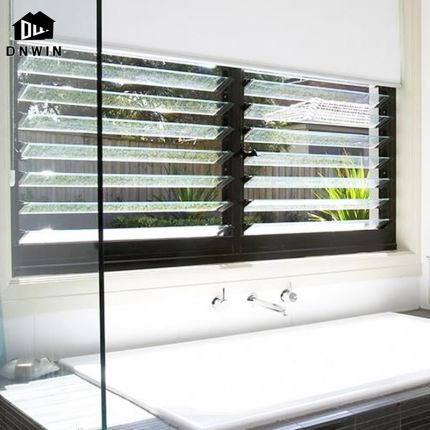 custom adjustment glass window louver