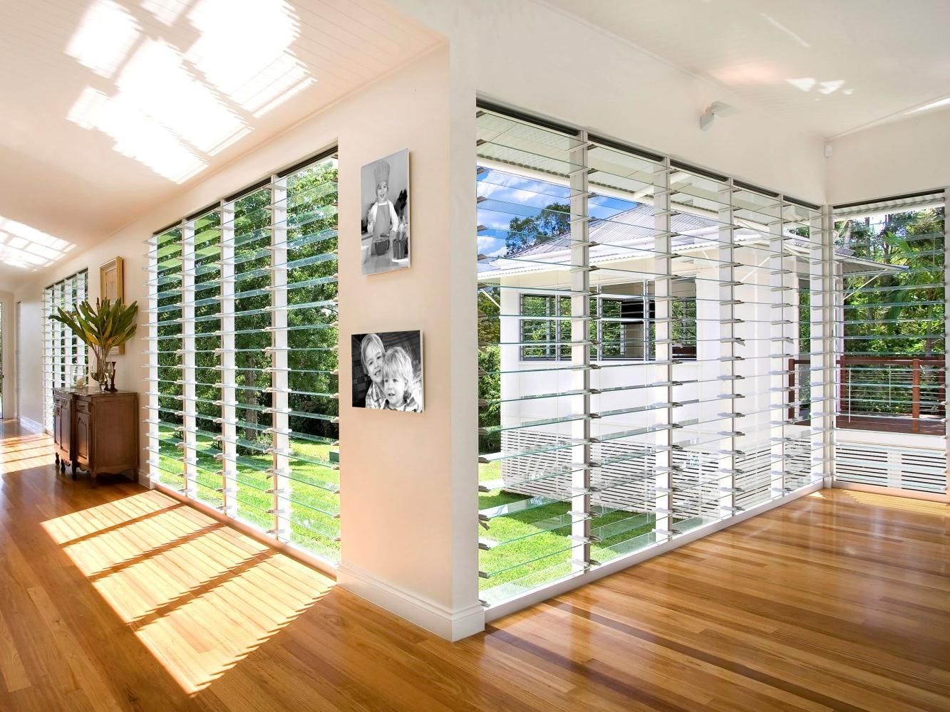 Aluminum Jalousie Window With Fly Screen
