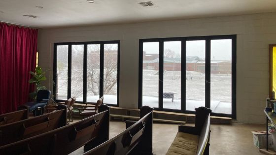 Transforming an Oklahoma Property with 10x8ft Black Aluminum Folding Doors